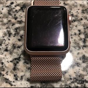 Rose Gold Series 1 Apple Watch